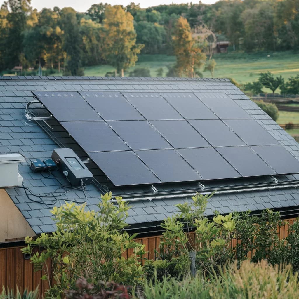 solar panels roof